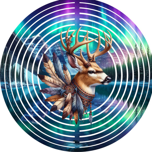 WIND SPINNER - DEER FEATHERS