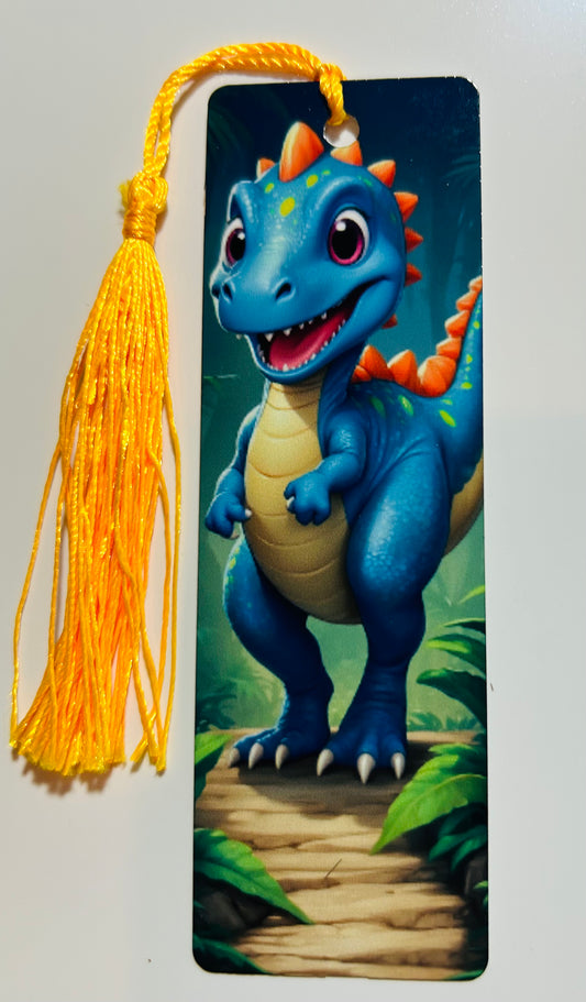BOOKMARK - DINOSAUR CARTOON