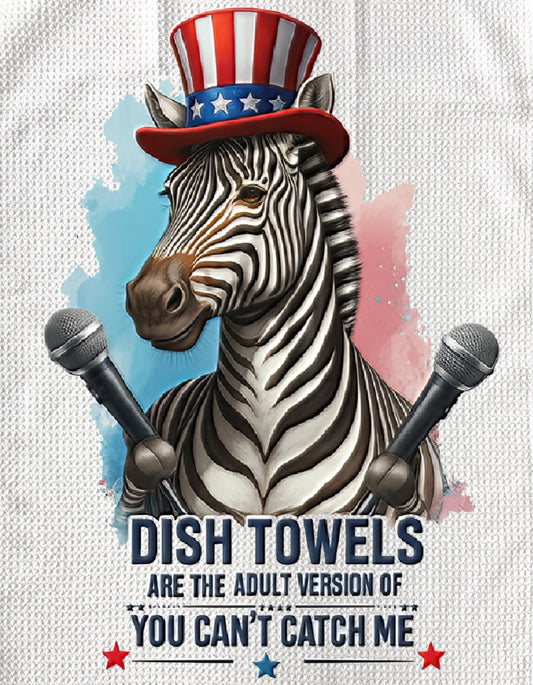 Towels - ZEBRA FUNNY SAYING