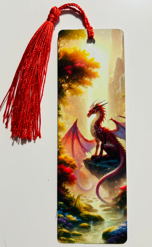 BOOKMARK - DRAGON GOLDEN RIVER