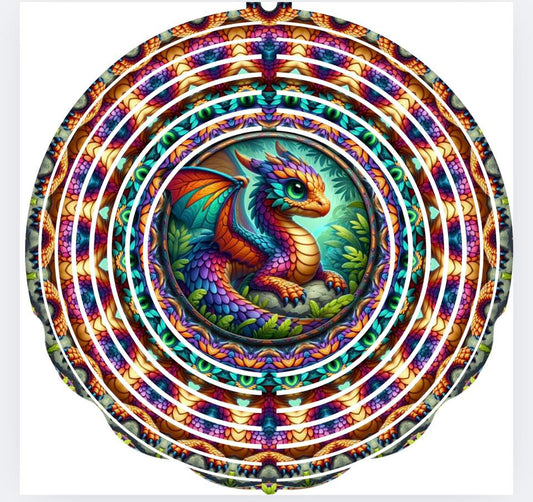 WIND SPINNER - DRAGON RAINBOW