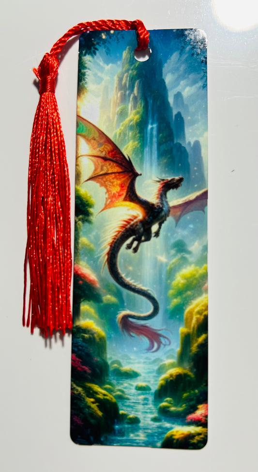 BOOKMARK - DRAGON FLYING
