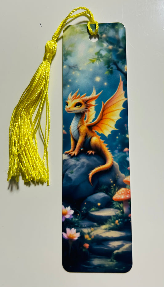 BOOKMARK - DRAGON GOLD WINGS