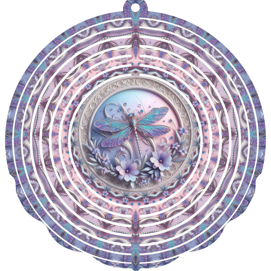 WIND SPINNER - DRAGONFLY LAVENDER