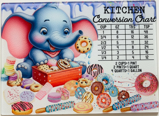 Cutting Board - CHARACTER/DISNEY CONVERSION CHARTS