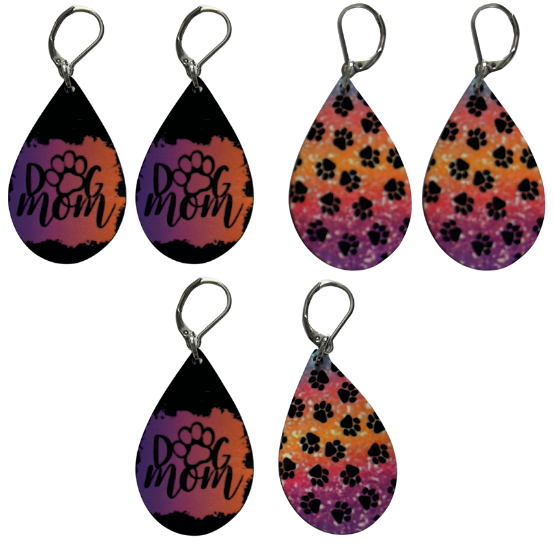 EARRINGS - DOG/PAW PRINTS