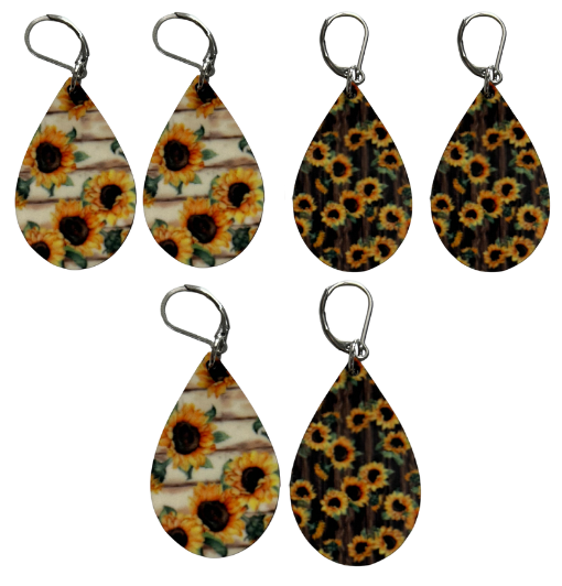 EARRINGS -SUNFLOWER