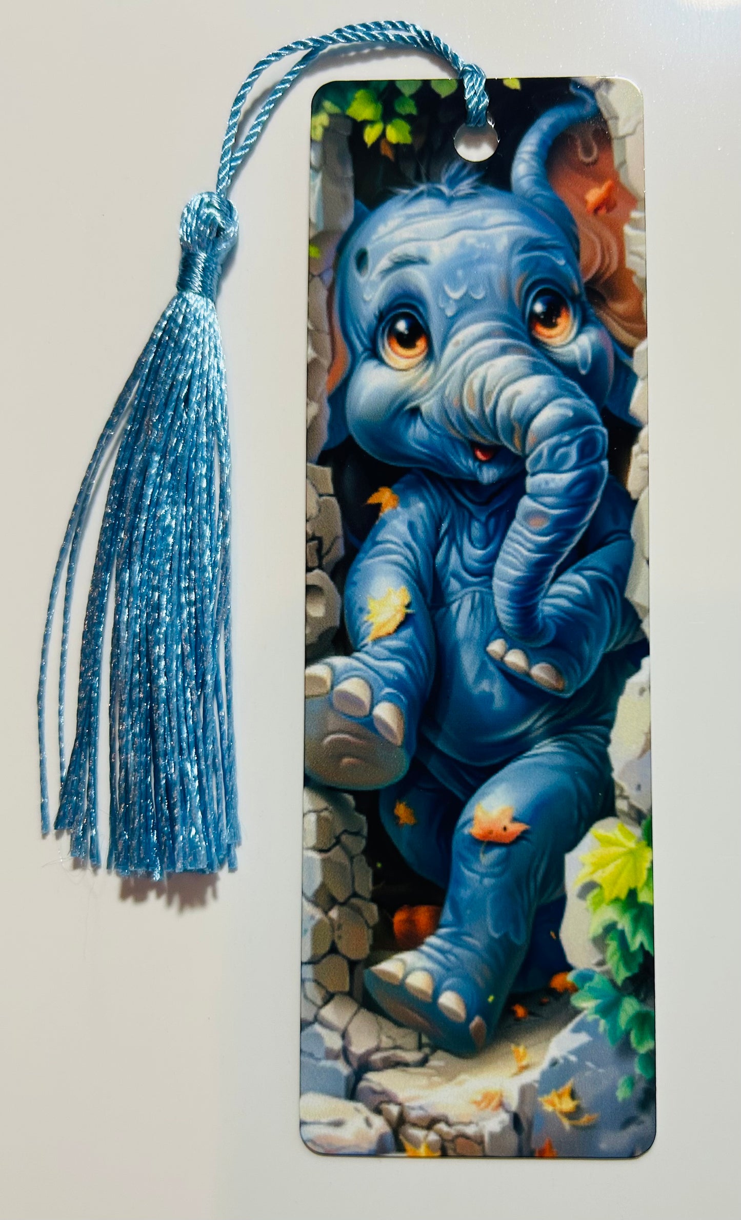 Metal Bookmark - Elephant/Hippo