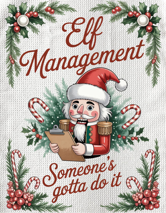 TOWELS - CHRISTMAS NUTCRACKER ELF
