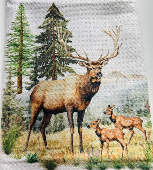 TOWELS - ELK FAWNS