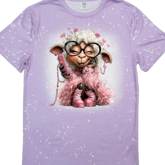 T-Shirts Faux Bleached - SHEEP DIVA