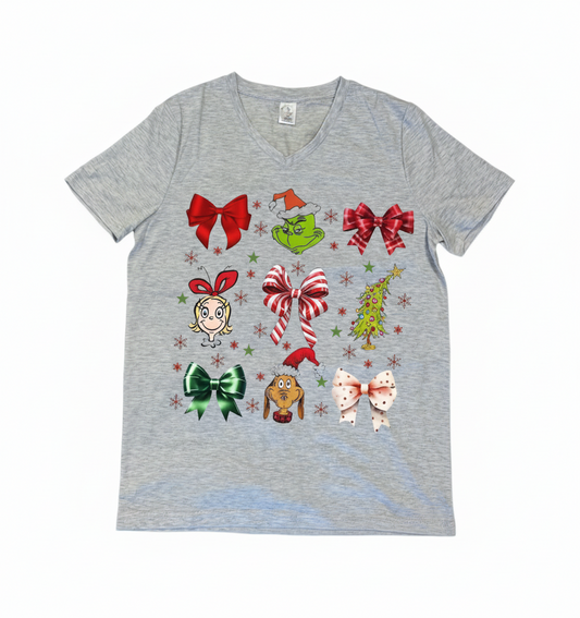 T-Shirts - WOMEN"S V-Neck - CHRISTMAS