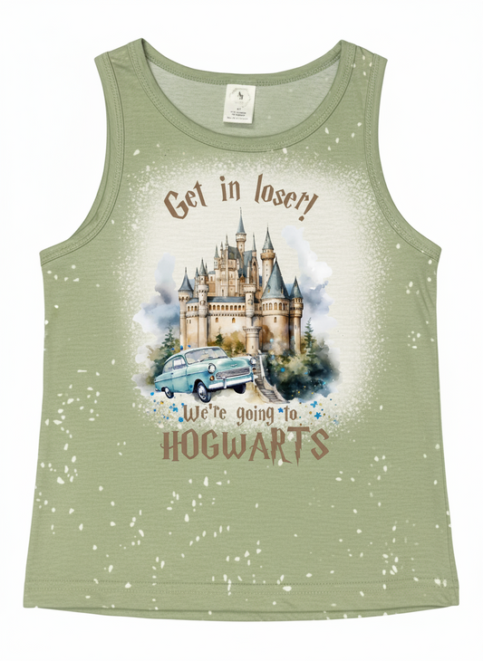 KIDS FAUX BLEACHED- HOGWARTS GET IN