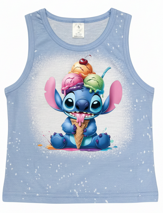 KIDS FAUX BLEACHED- STITCH