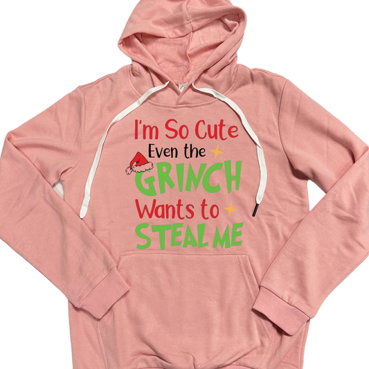 Hoodies Light Weight - CHRISTMAS GRINCH I'M SO CUTE