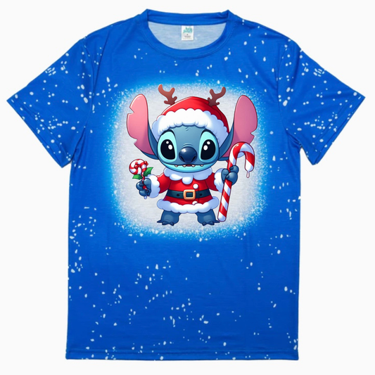 T-Shirts Faux Bleached - SANTA STITCH