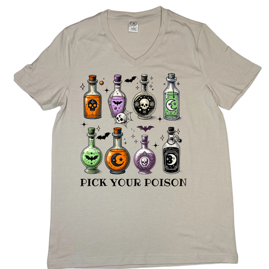 T-SHIRTS - HALLOWEEN PICK YOUR POISON