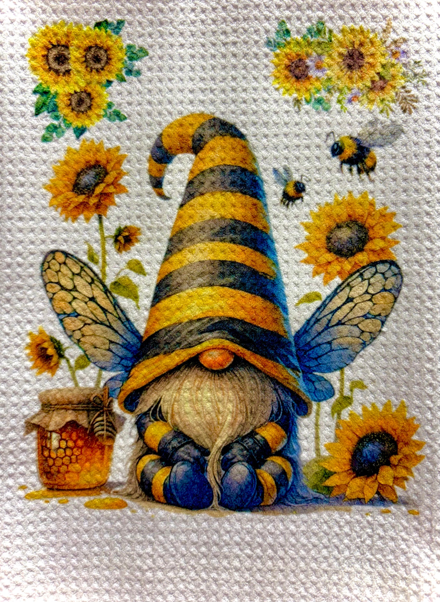 TOWELS - GNOME BEES/HONEY WINGS