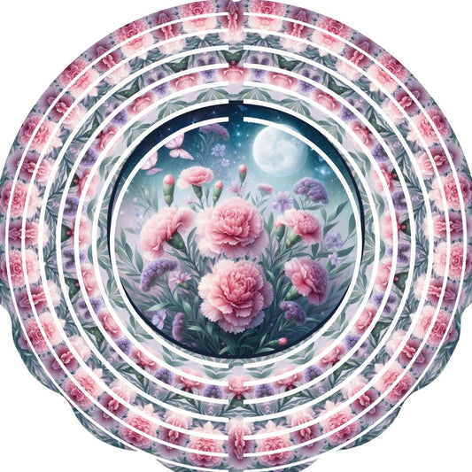 WIND SPINNER - FLOWER CARNATION