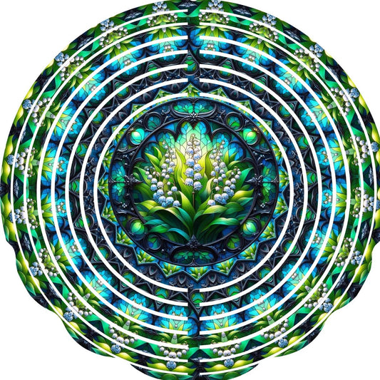 WIND SPINNER - FLOWER GREEN