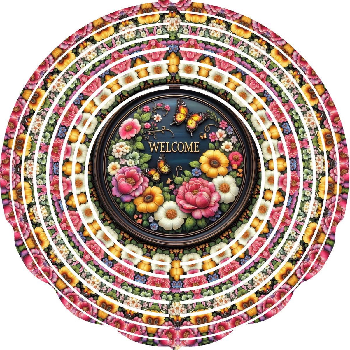 WIND SPINNER - FLOWER WELCOME