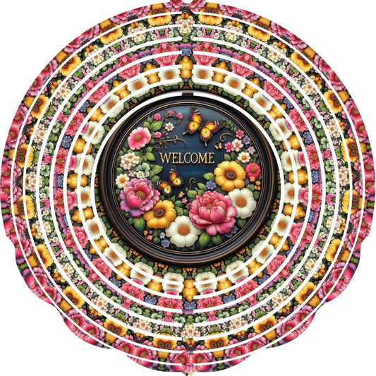 WIND SPINNER - FLOWER WELCOME