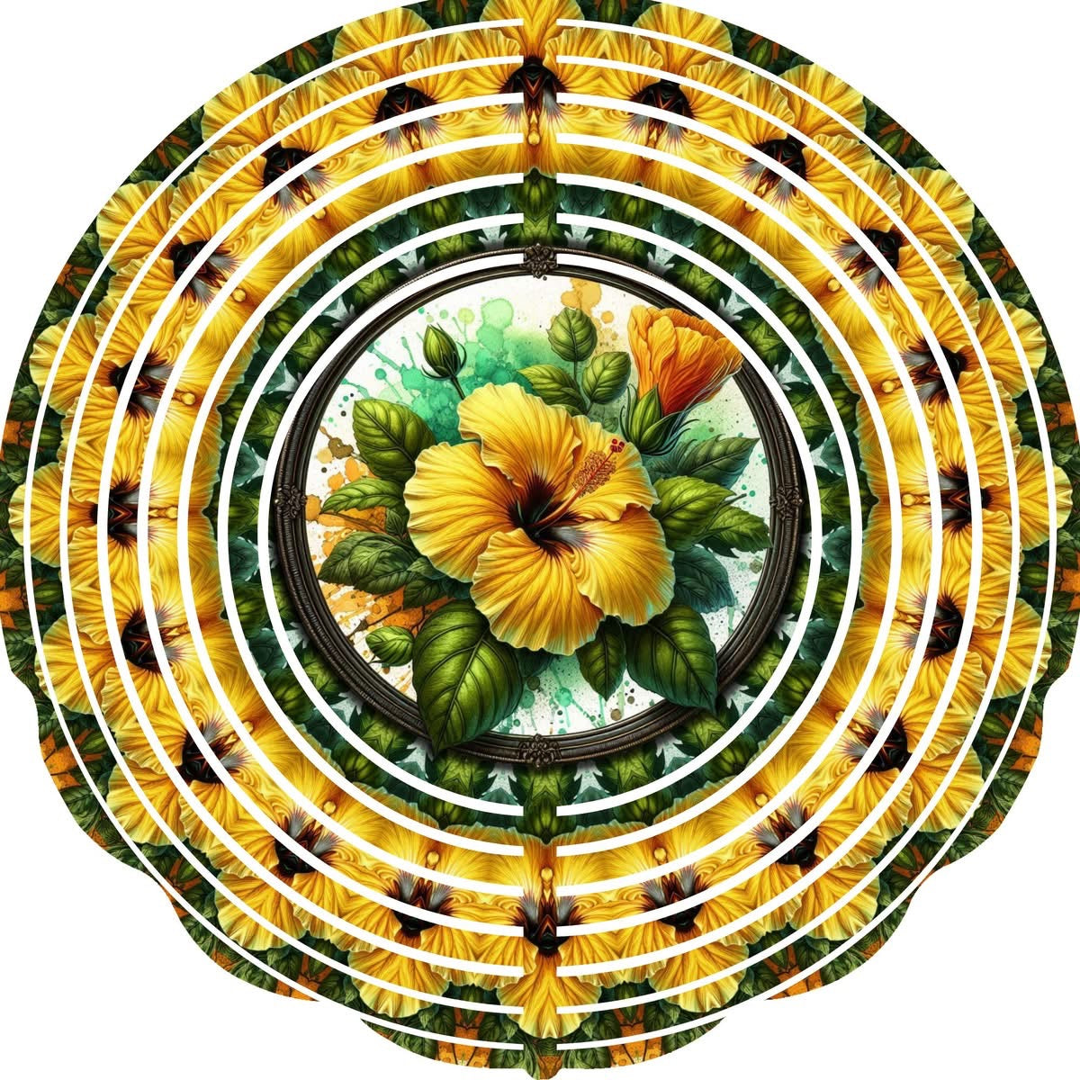 WIND SPINNER - FLOWER YELLOW