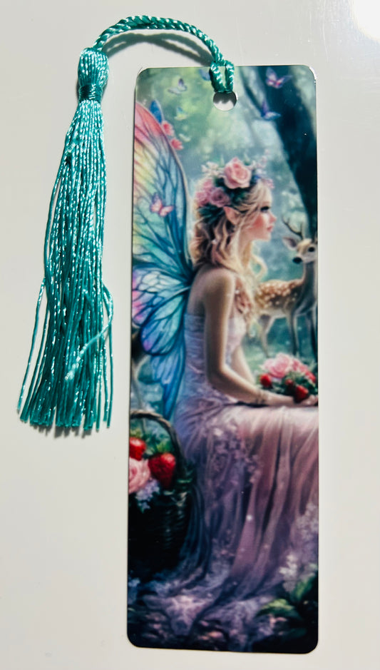 BOOKMARK - FAIRY FLOWER BOUQUET
