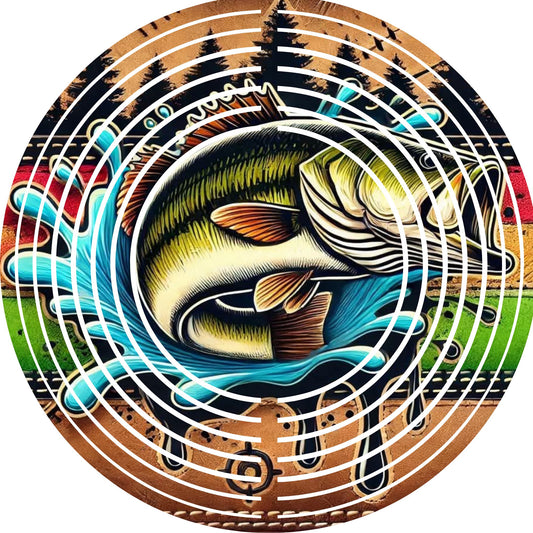 WIND SPINNER - FISH CARTOON