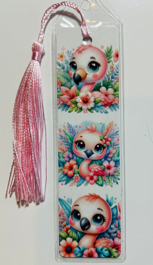 BOOKMARK - FLAMINGO BABY