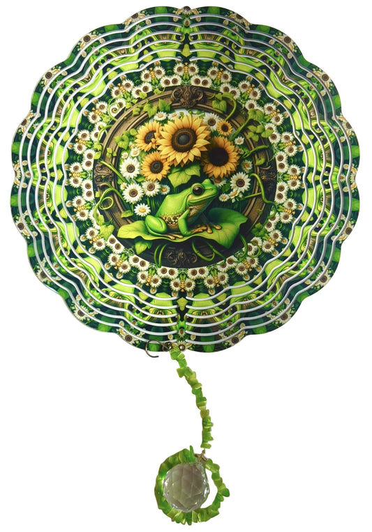WIND SPINNER - FROG GREEN