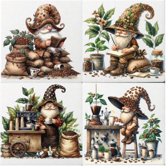 Coasters 4/pk - GNOME COFFEE