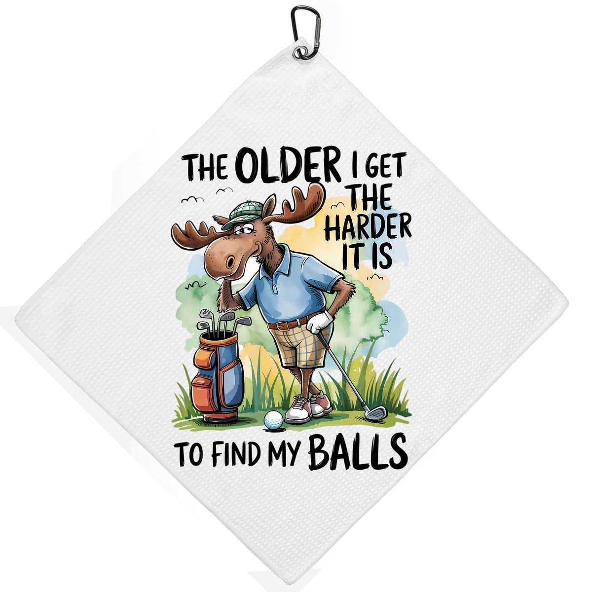 SPORTS TOWEL - GOLF MOOSE