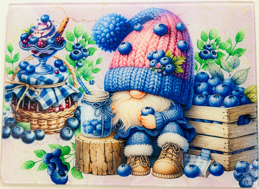 Glass Cutting Board - Gnome