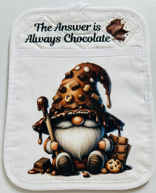 POT HOLDER - GNOME CHOCOLATE