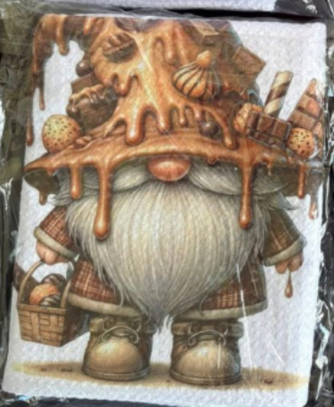 TOWELS - GNOME CHOCOLATE PEANUT BUTTER