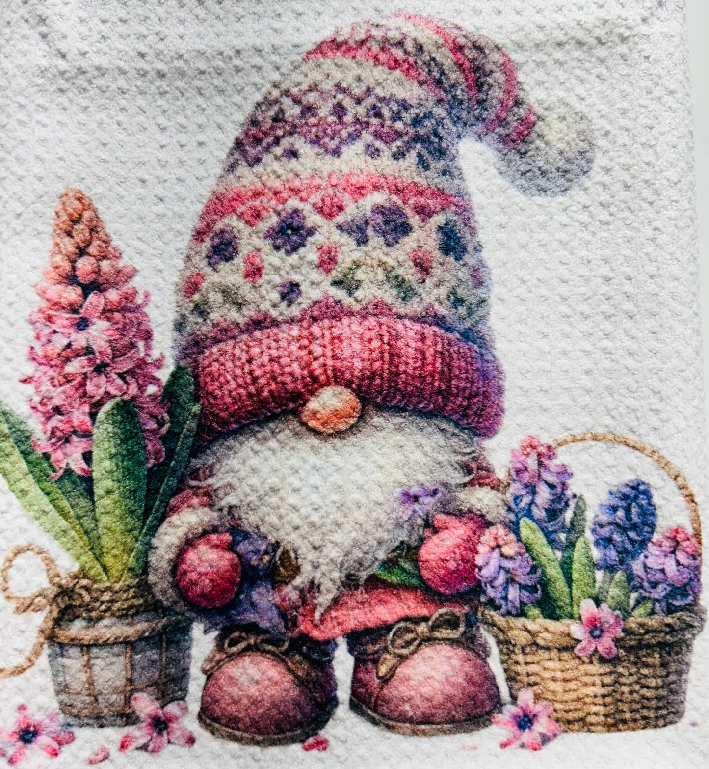 Towels -  Gnome Flowers/Succulents