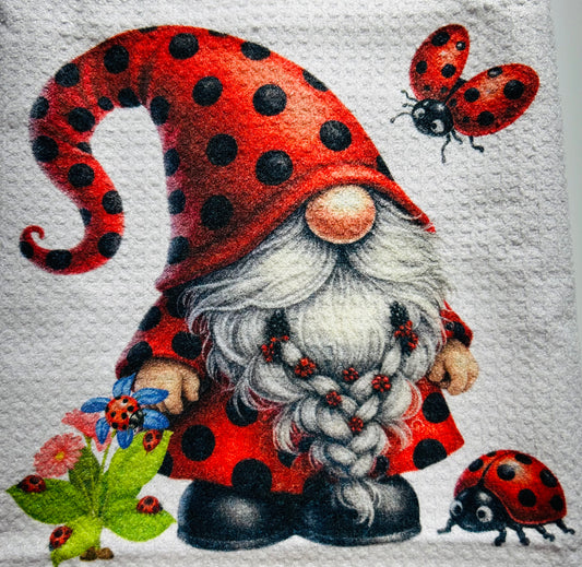 TOWELS - GNOME LADYBUG