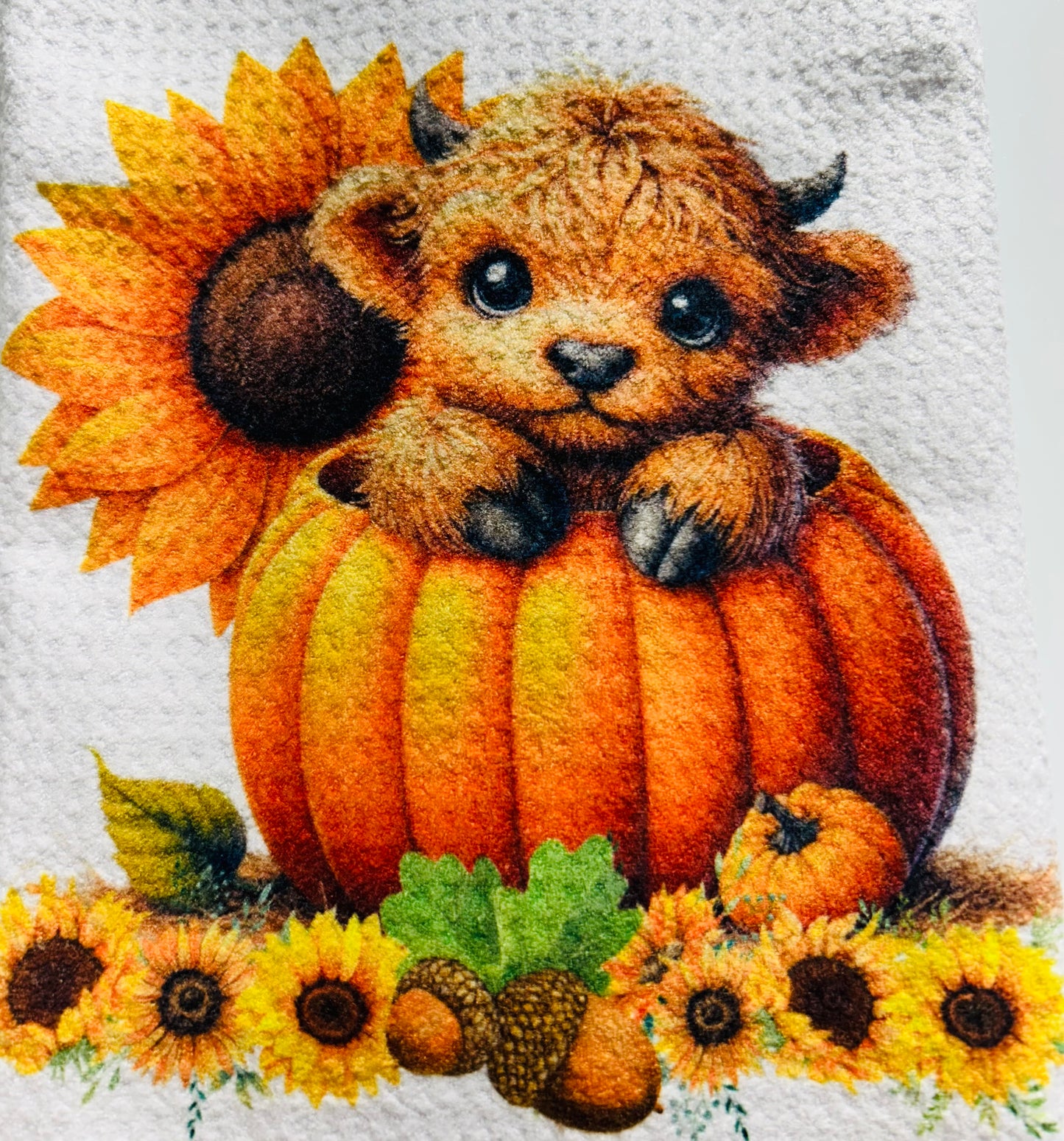 Towels -  Highland Cow Fall