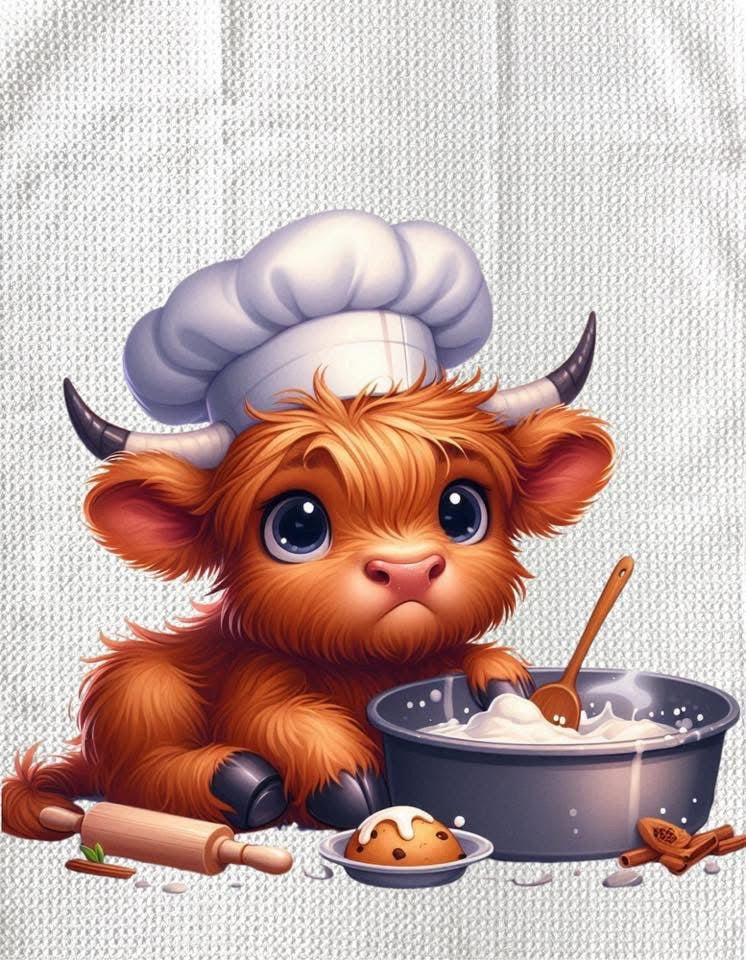 Towels - HIGHLAND COW BAKING