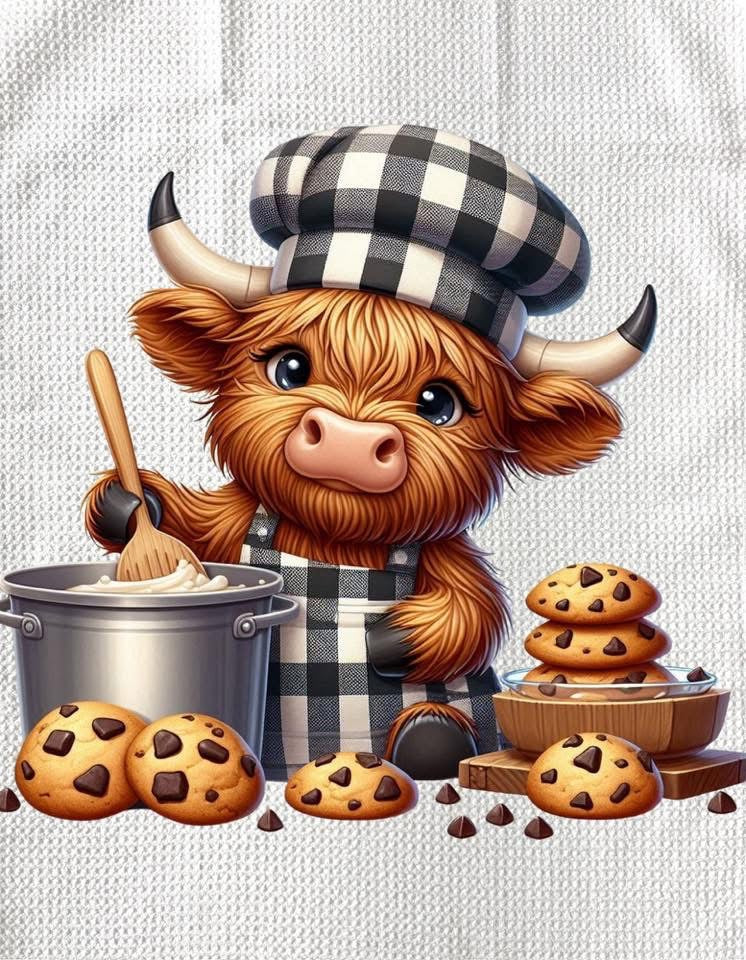 Towels - HIGHLAND COW BAKING