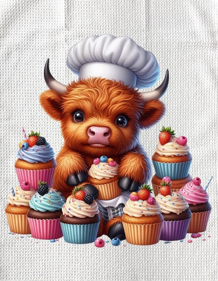 Towels - HIGHLAND COW BAKING