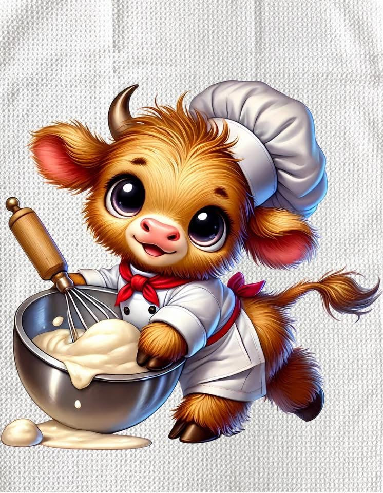 Towels - HIGHLAND COW BAKING