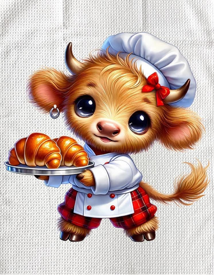 Towels - HIGHLAND COW BAKING