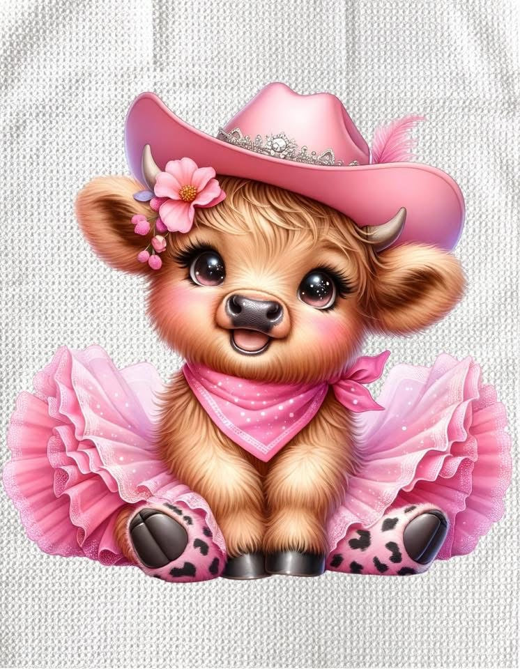 Towels - HIGHLAND COW COWBOY HATS