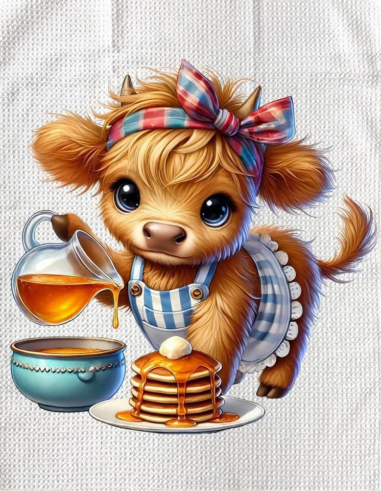 Towels - HIGHLAND COW BAKING