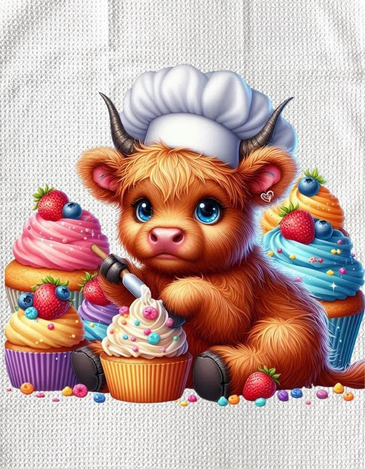 Towels - HIGHLAND COW BAKING