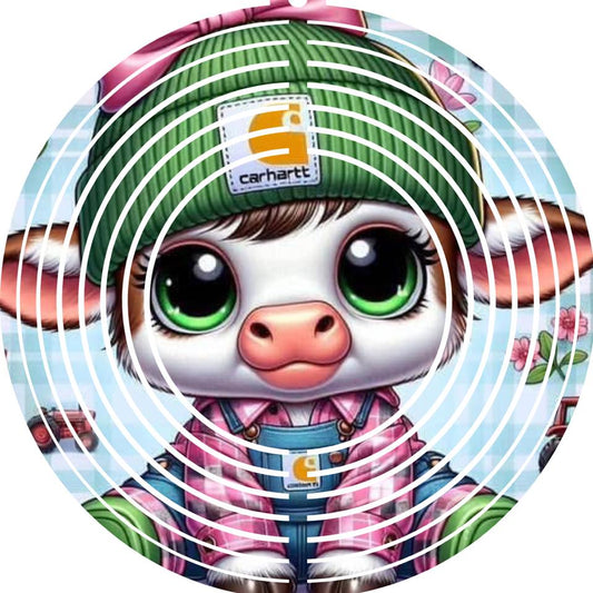 WIND SPINNER - HIGHLAND COW CARHART