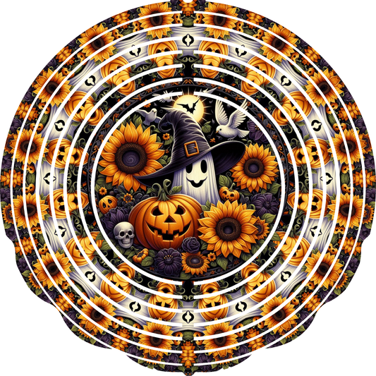 WIND SPINNER - HALLOWEEN GHOST WITCH