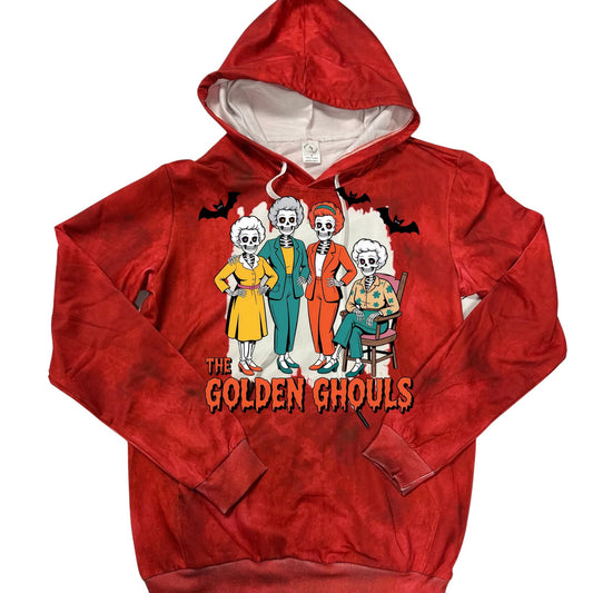 Faux Bleached/Pattern - HALLOWEEN GOLDEN GHOUL